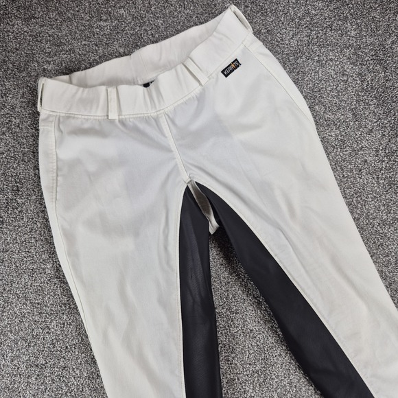 Kerrits Pants - Kerrits GripTek Full-Seat Breeches Women's Large White Equestrian Riding Pants